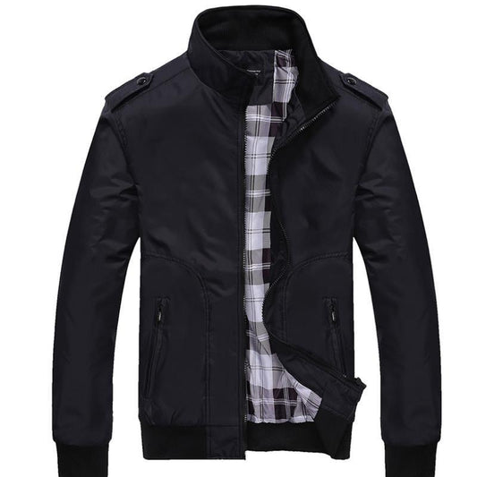 Men’s Autumn Street Jacket – Classic Casual & Made for Soulmates | same ANTHEM - Black / 3XL