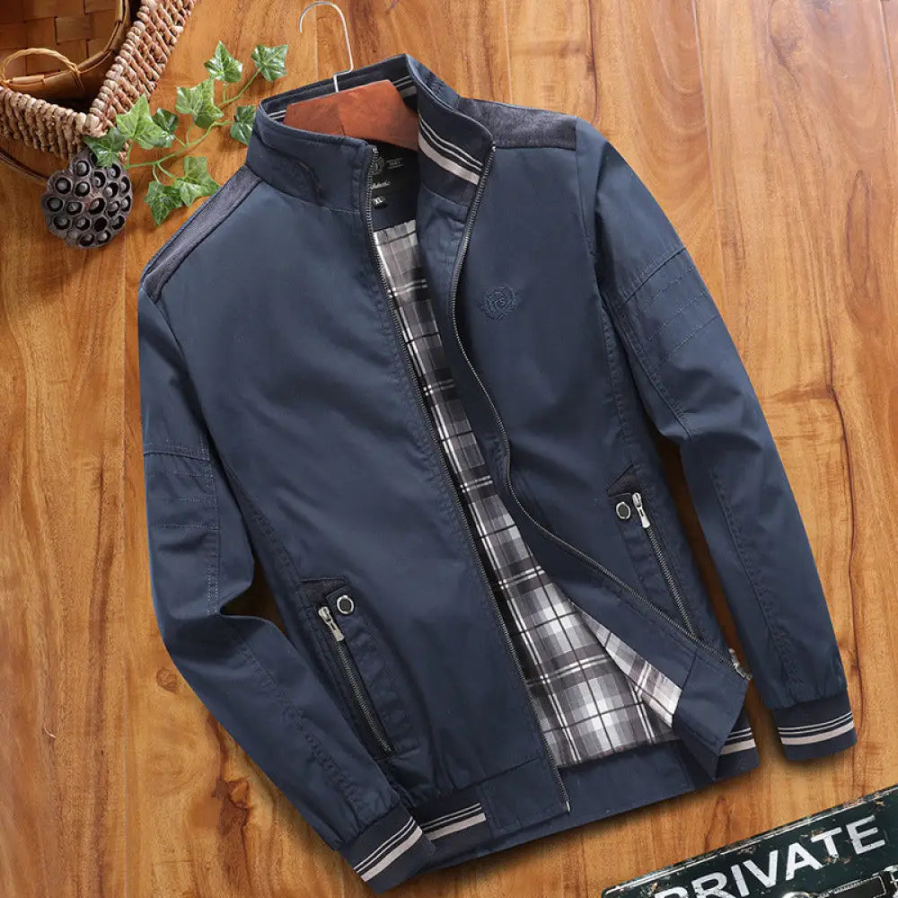 Men’s Baggy Casual Jacket – Young Classic & Effortless | same ANTHEM - 606 Thin Dark Blue / 2XL