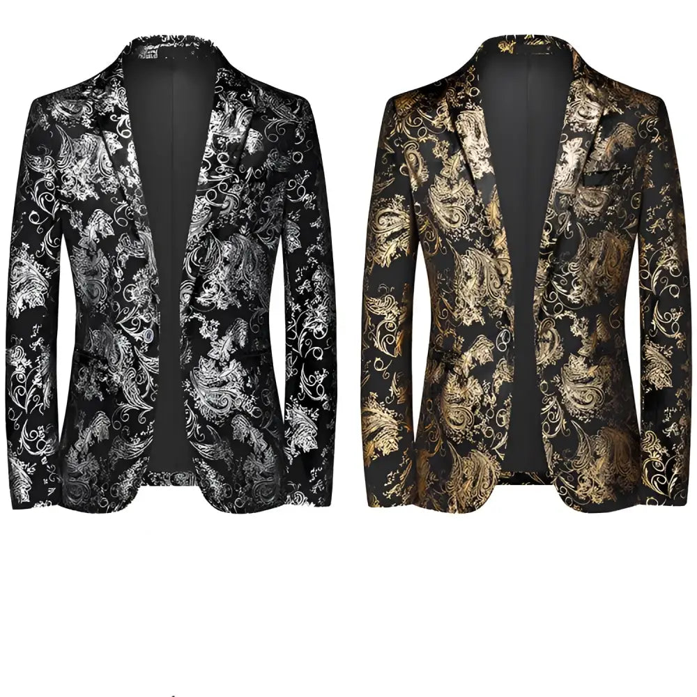 Men’s Bronzing Suit Jacket – Elegant Statement Piece for Weddings & Events | same ANTHEM