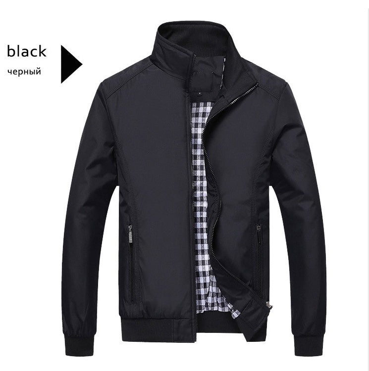 Men’s Casual Street Jacket – Classic Young & Effortless | same ANTHEM - Black / 3XL
