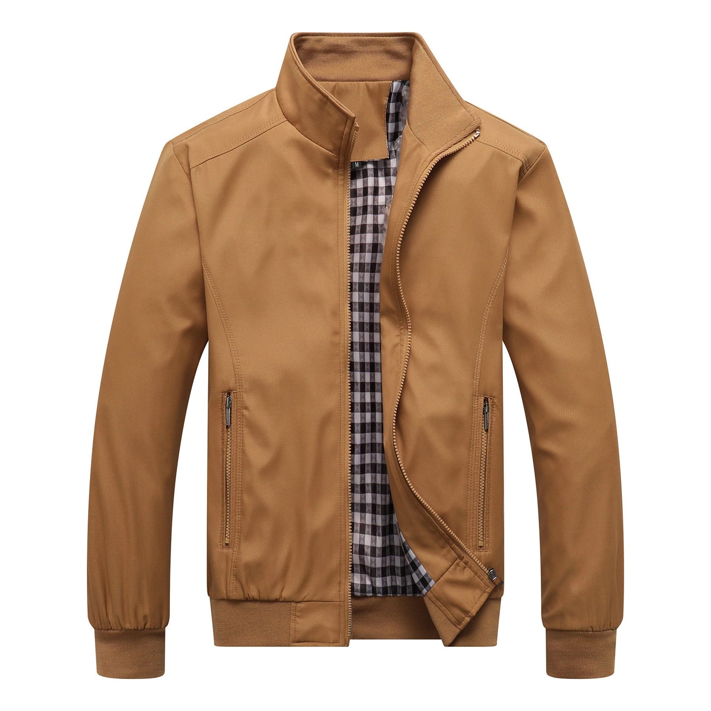 Men’s Casual Street Jacket – Classic Young & Effortless | same ANTHEM - Khaki / 2XL