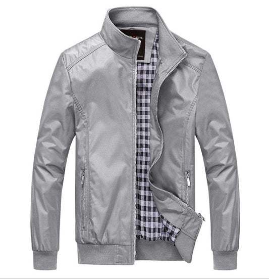 Men’s Casual Street Jacket – Classic Young & Effortless | same ANTHEM - Gray / 2XL