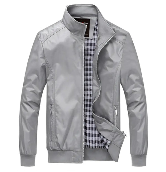Men’s Casual Street Jacket – Classic Young & Effortless | same ANTHEM - Gray / 2XL