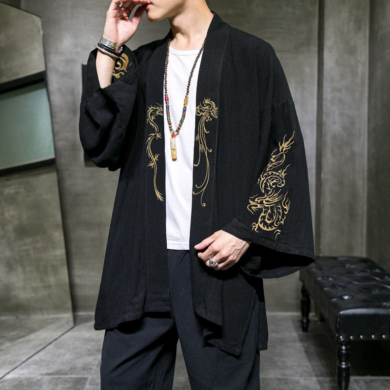 Men’s Chinese Style Hanfu – Elegant Streetwear | same ANTHEM