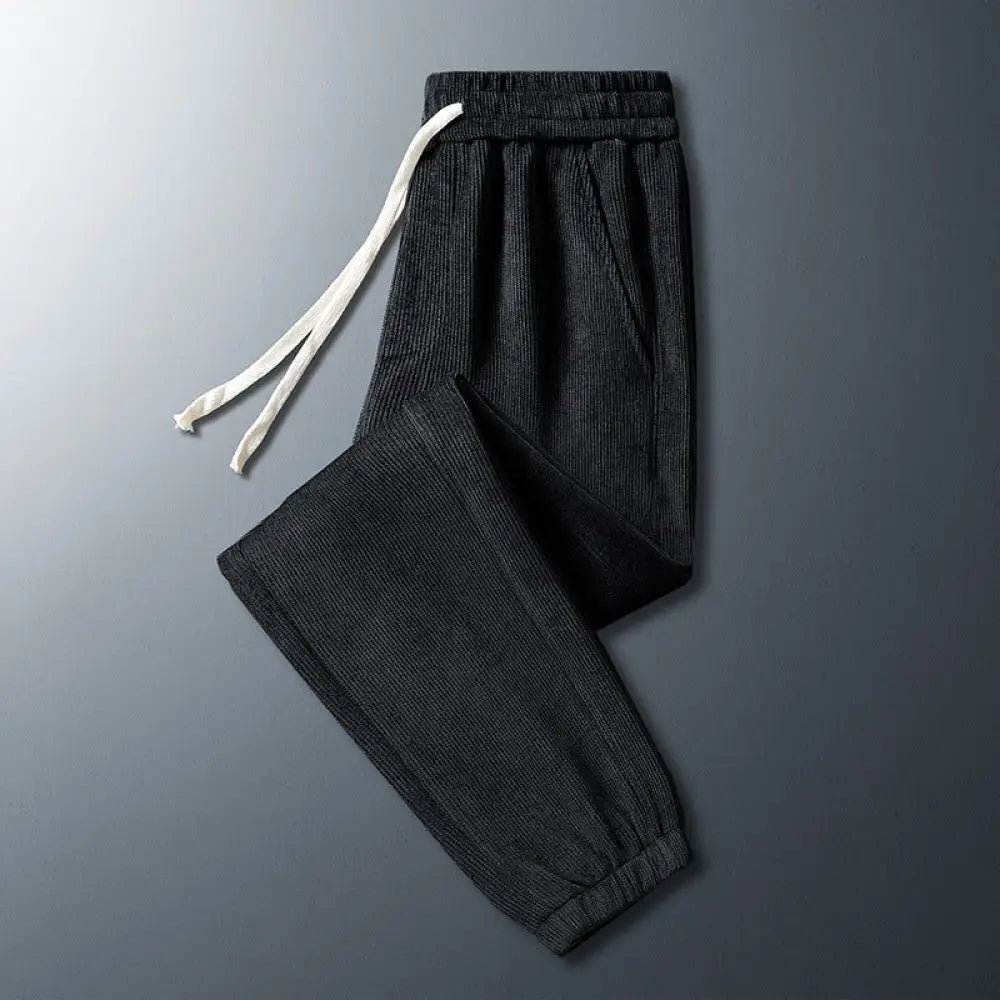 Men’s Corduroy Plush Pants – Casual Cool & Cozy | same ANTHEM - Black without plush / 2XL - Pants