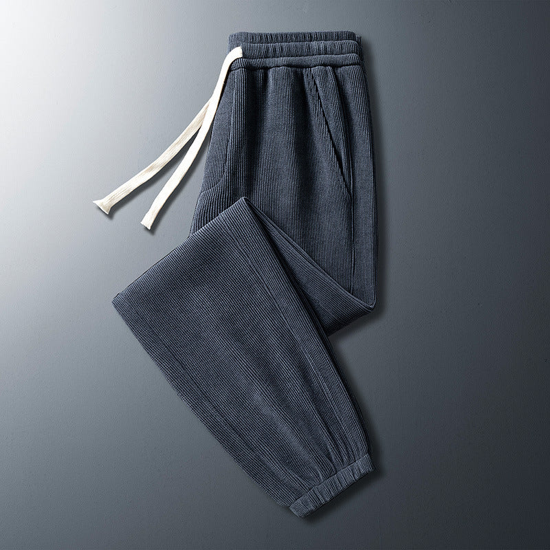 Men’s Corduroy Plush Pants – Casual Cool & Cozy | same ANTHEM - Dark grey without plush / 2XL - Pants