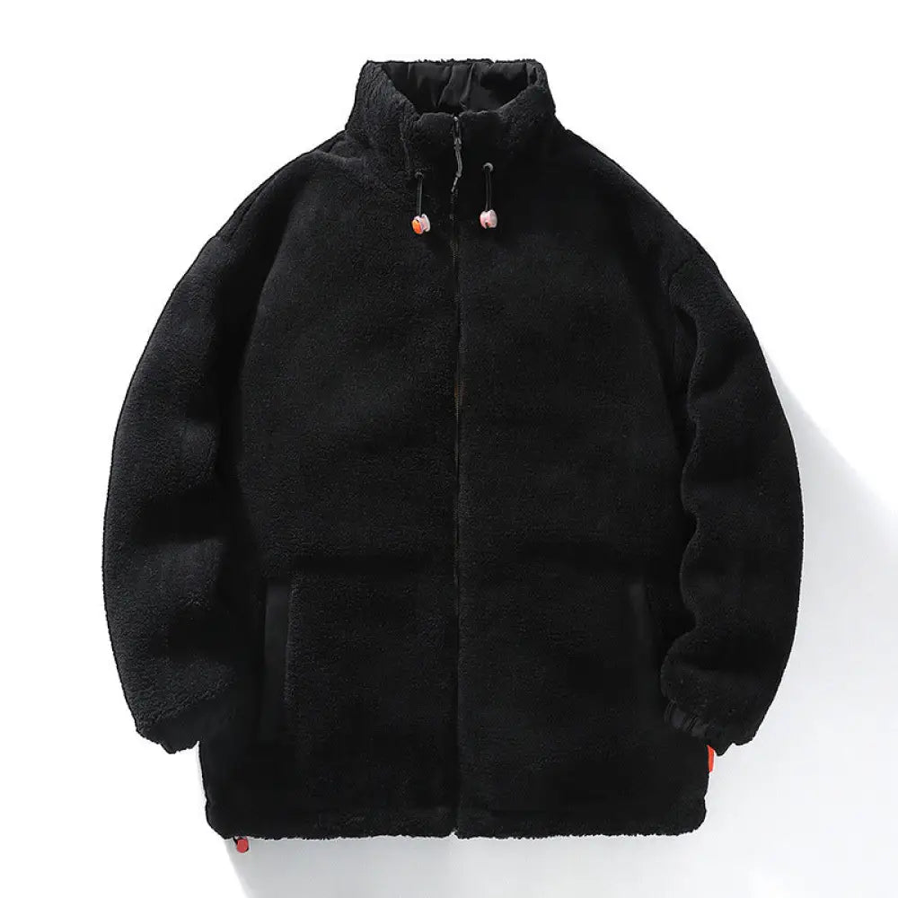 Men’s Cotton Padded Coat | Thickened Warm Winter Coat | same ANTHEM. - Black / L