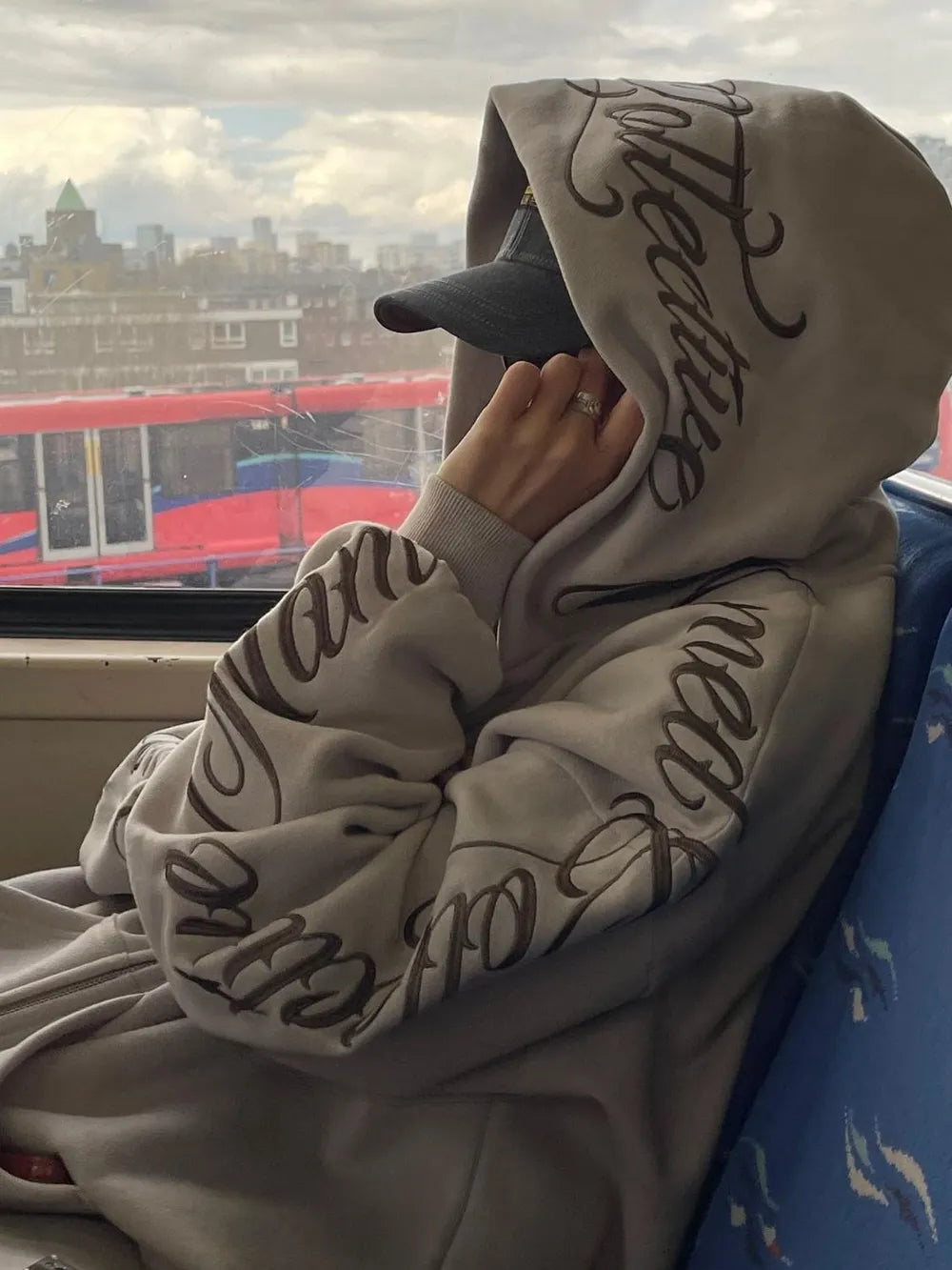 Men’s Embroidered Letter Long Sleeve Hoodie | Casual Streetwear | same ANTHEM