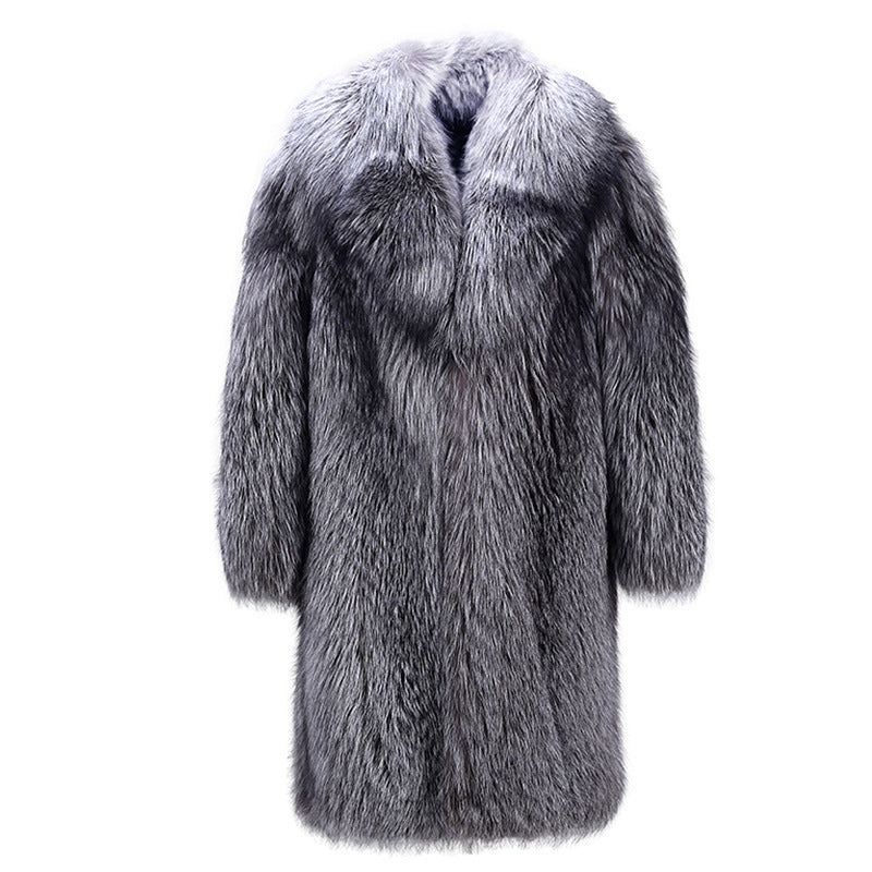 Men’s Faux Mink Fur Long Coat – same ANTHEM | Soulmate Streetwear - Coat