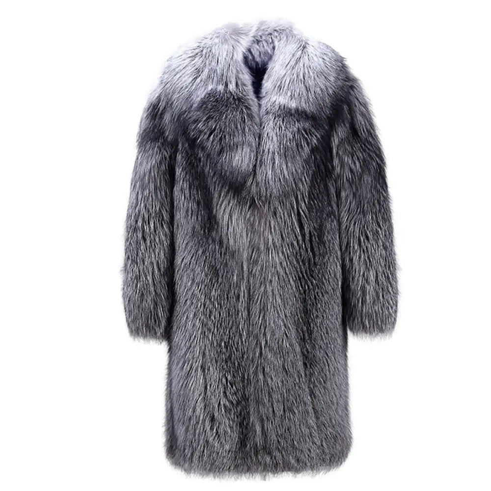 Men’s Faux Mink Fur Long Coat – same ANTHEM | Soulmate Streetwear - Coat
