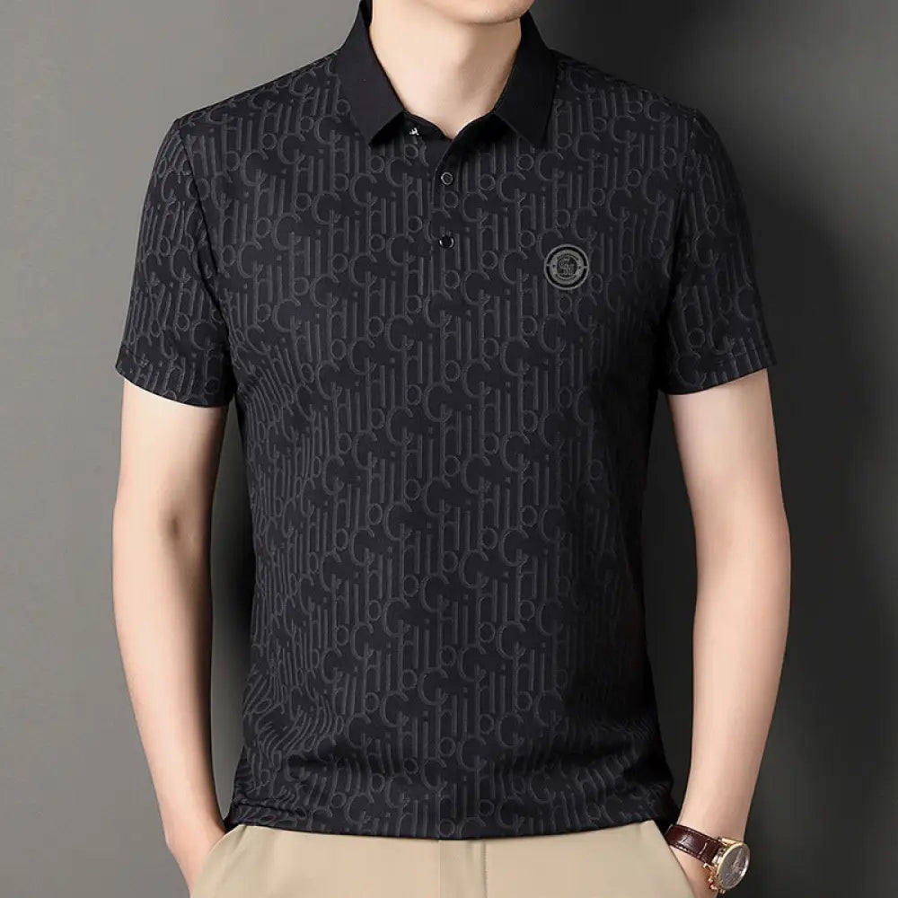 Men’s Ice Silk Short Sleeve T-shirt – Casual Cool Summer Essential | same ANTHEM