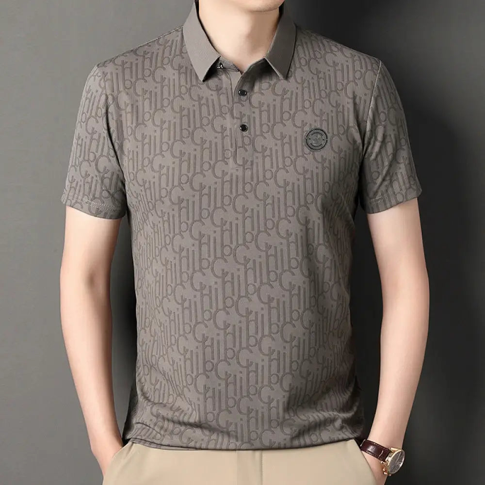 Men’s Ice Silk Short Sleeve T-shirt – Casual Cool Summer Essential | same ANTHEM
