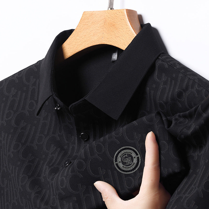 Men’s Ice Silk Short Sleeve T-shirt – Casual Cool Summer Essential | same ANTHEM