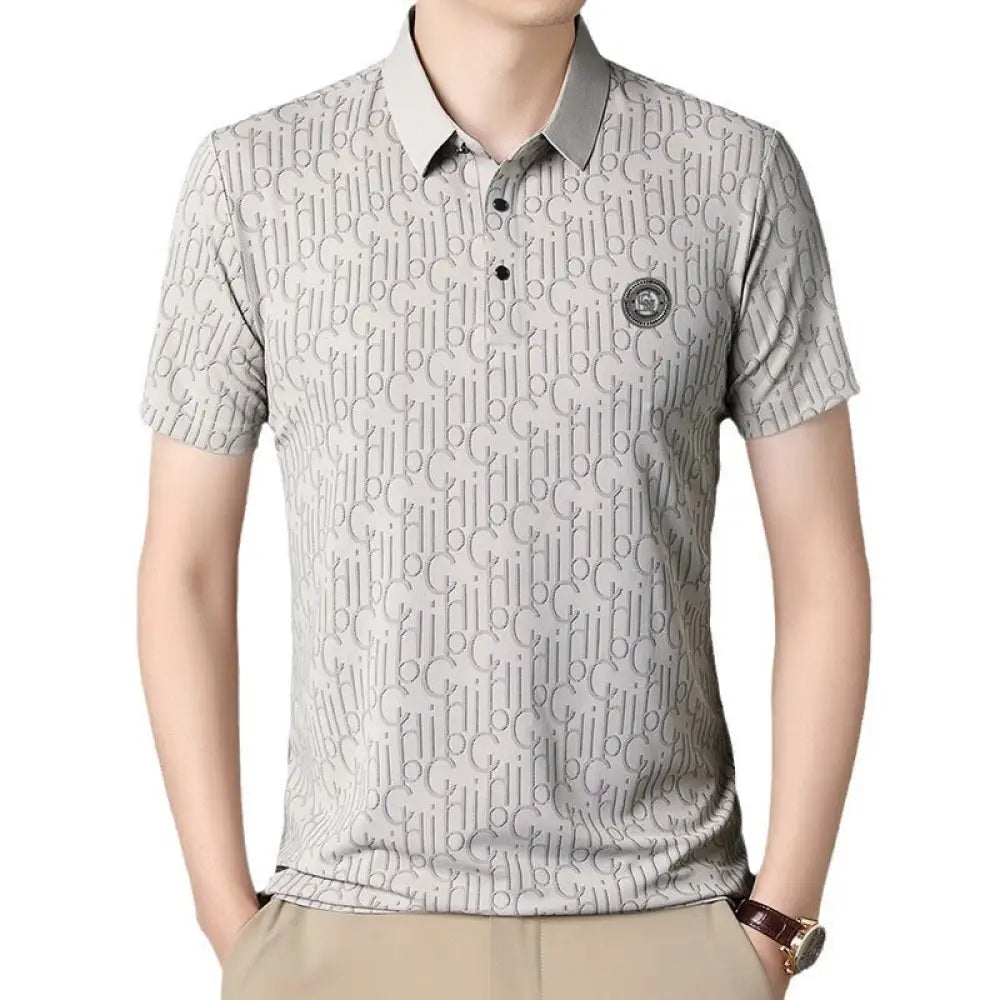 Men’s Ice Silk Short Sleeve T-shirt – Casual Cool Summer Essential | same ANTHEM