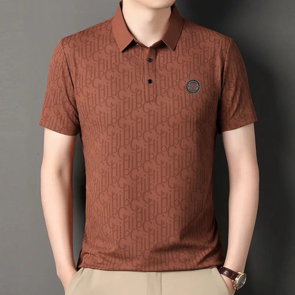 Men’s Ice Silk Short Sleeve T-shirt – Casual Cool Summer Essential | same ANTHEM