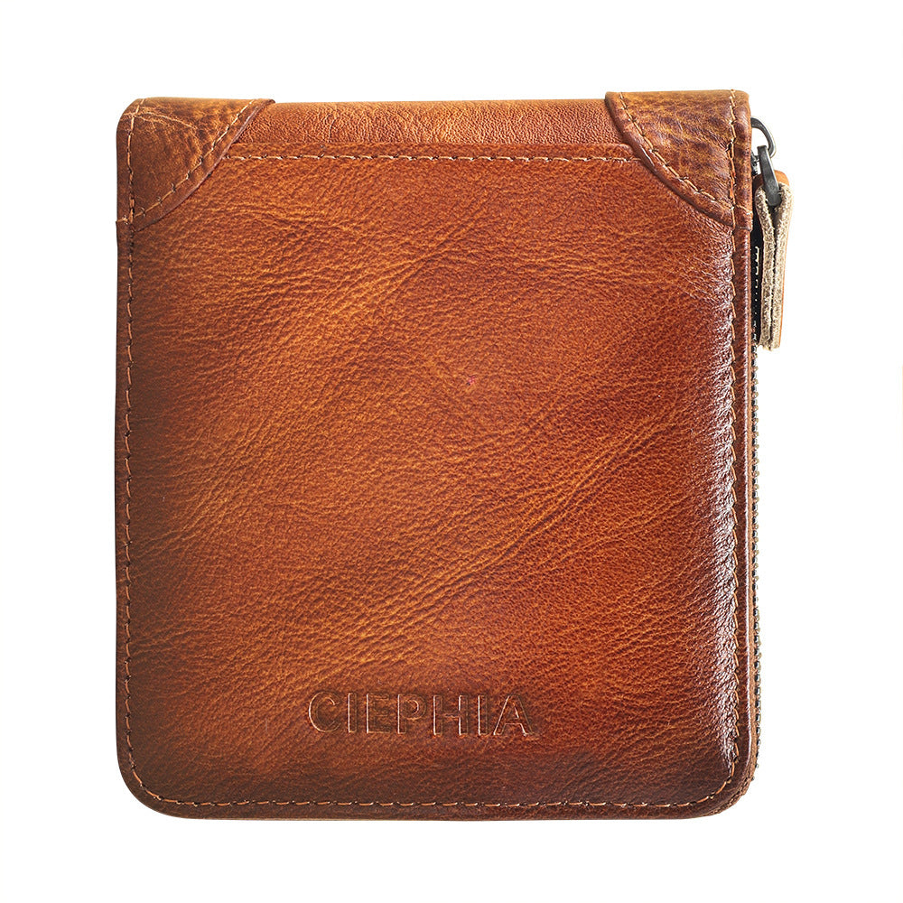Men’s Leather Anti-theft Wallet – same ANTHEM. Multifunctional Soulmate Accessory