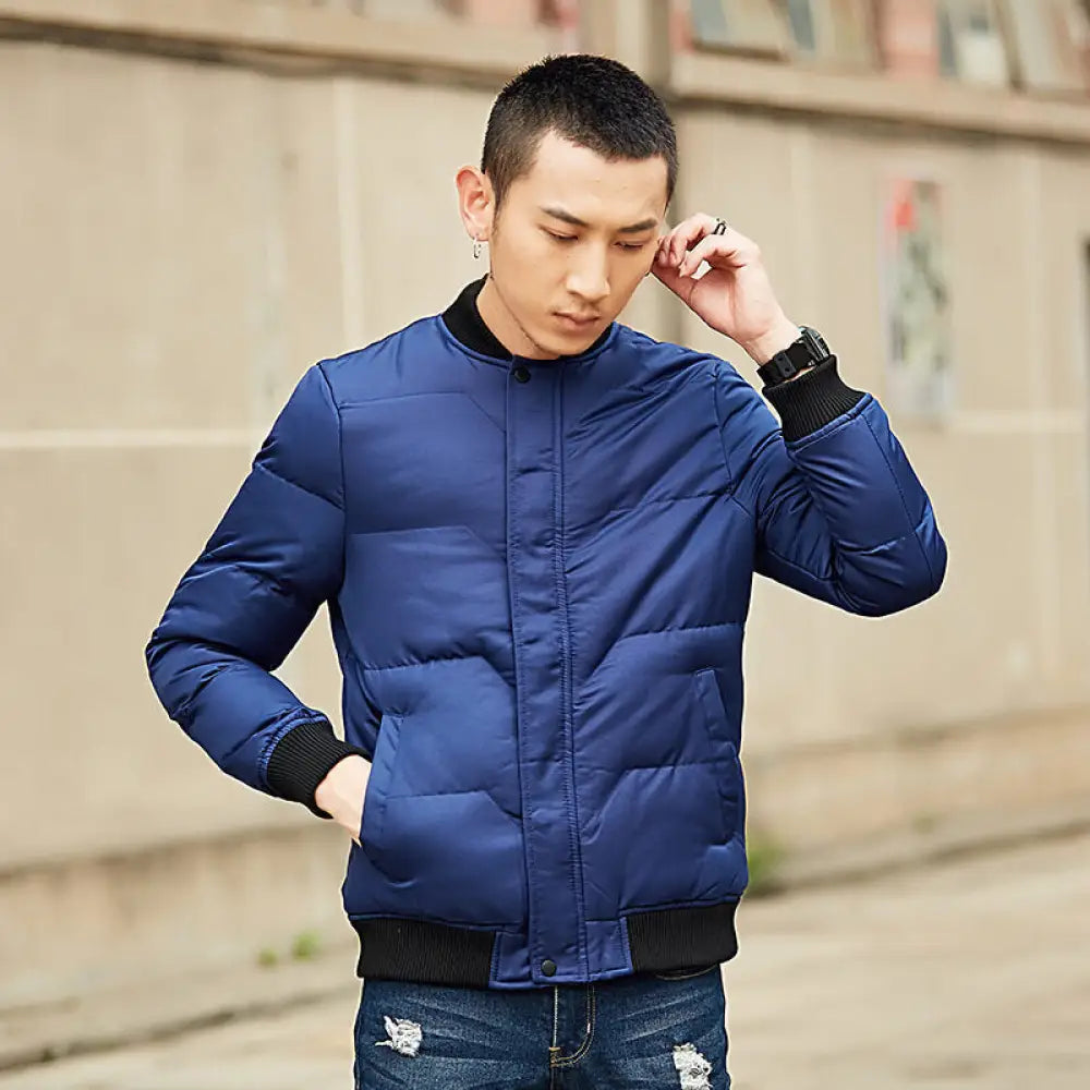 Men’s Lightweight Jacket – Classic Young Streetwear | same ANTHEM - Blue / 2XL
