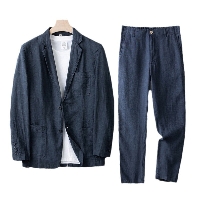 Men’s Linen Suit Set – Soulmate Streetwear Elegance | same ANTHEM.