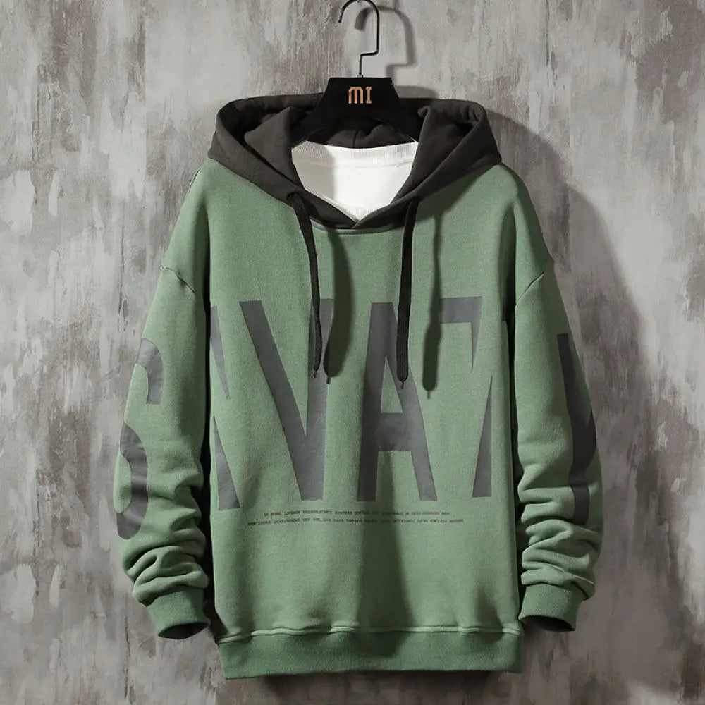 Men’s Loose Pullover Hoodie – Fall Streetwear | same ANTHEM
