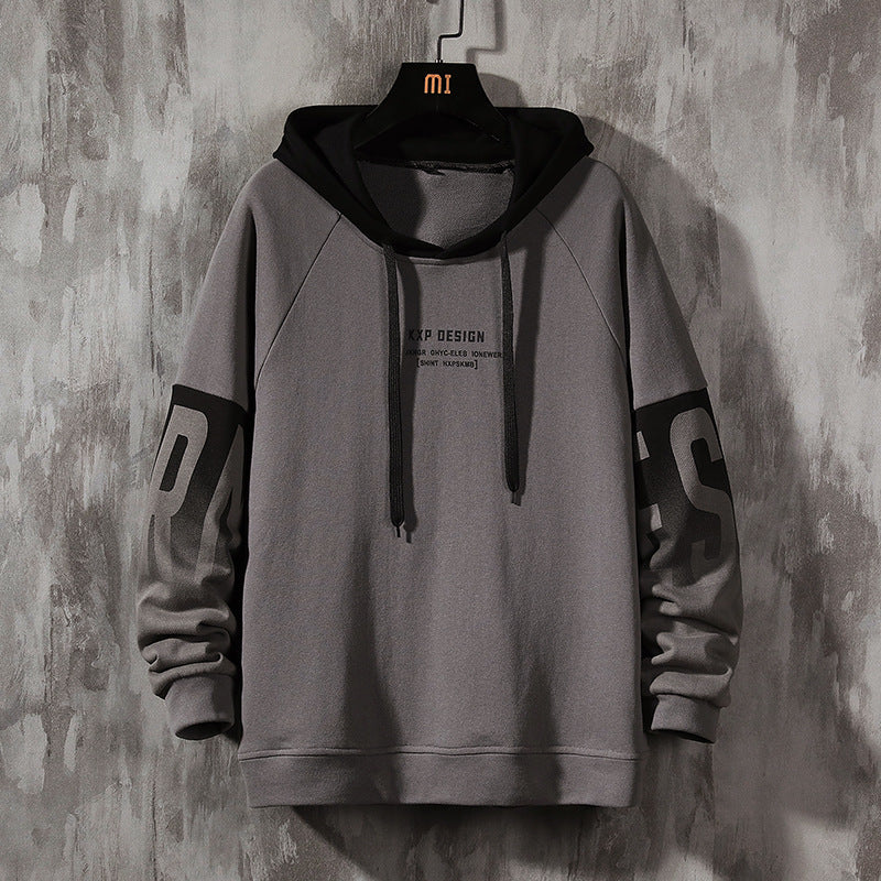 Men’s Loose Pullover Hoodie – Fall Streetwear | same ANTHEM - Y182 Dark Grey / M