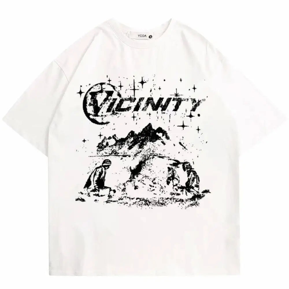 Men’s Loose Vicinity Print T-Shirt – same ANTHEM. Soulmate Streetwear