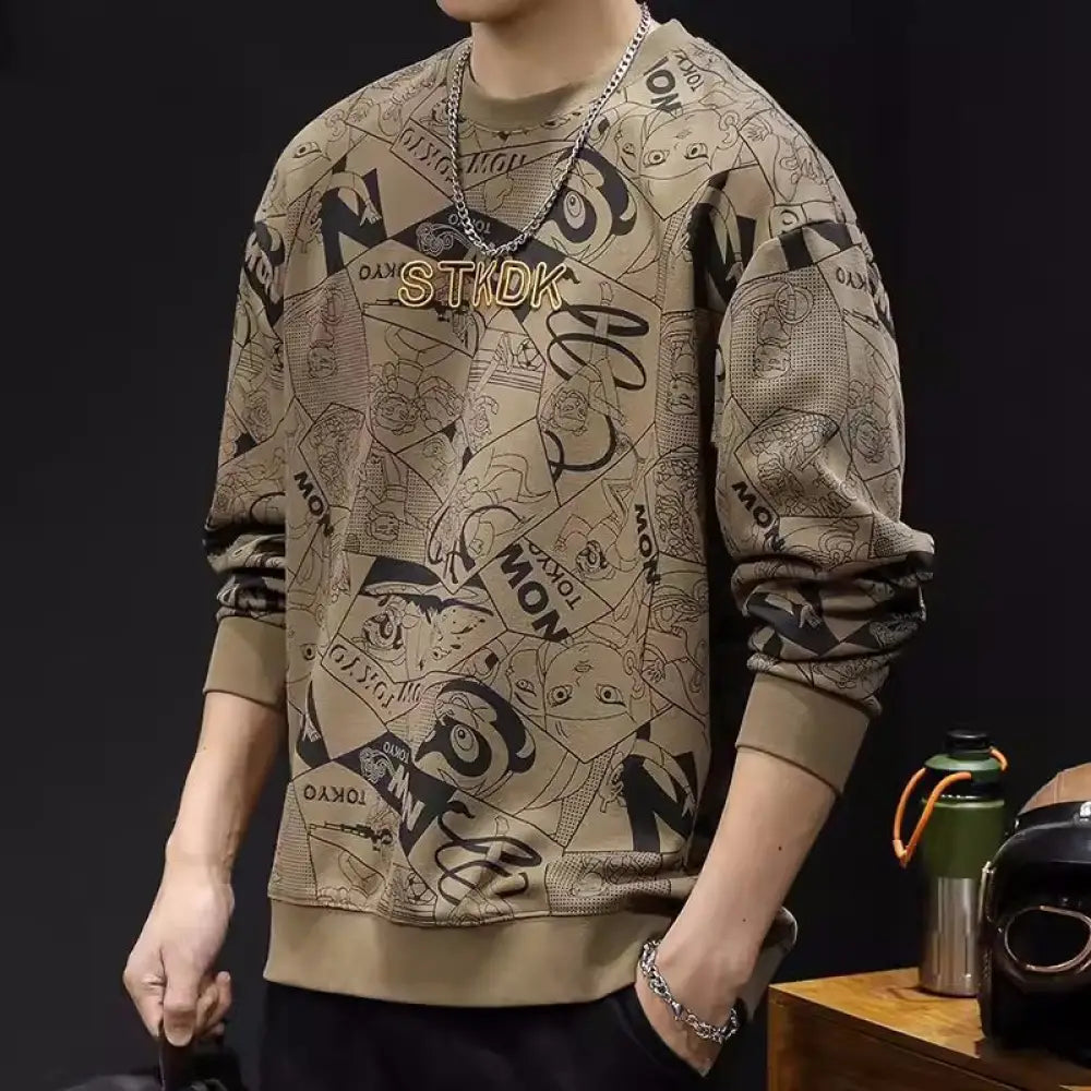 Men’s Printed Sweatshirt – same ANTHEM. Soulmate Streetwear with Meaning