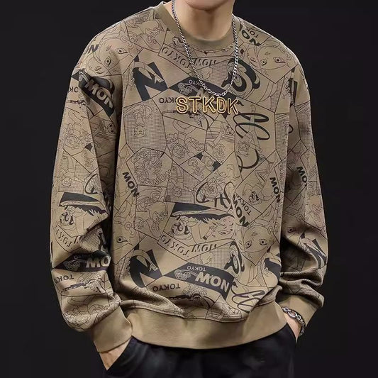 Men’s Printed Sweatshirt – same ANTHEM. Soulmate Streetwear with Meaning