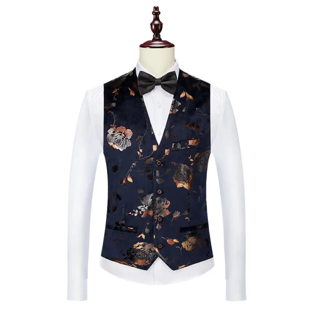 Men’s Printed Tie Suit Set – Elegant Statement for Weddings & Events | same ANTHEM.