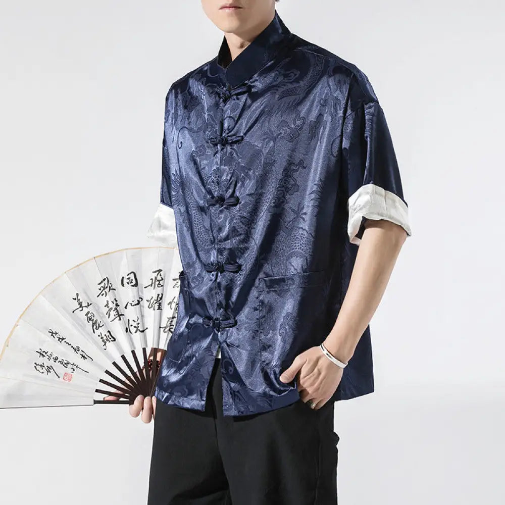 Men’s Short-Sleeved Shirt Coat | same ANTHEM. Soulmate Streetwear for Friends & Besties