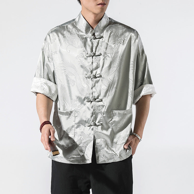 Men’s Short-Sleeved Shirt Coat | same ANTHEM. Soulmate Streetwear for Friends & Besties