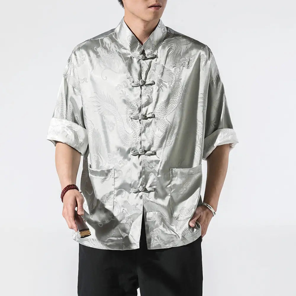 Men’s Short-Sleeved Shirt Coat | same ANTHEM. Soulmate Streetwear for Friends & Besties