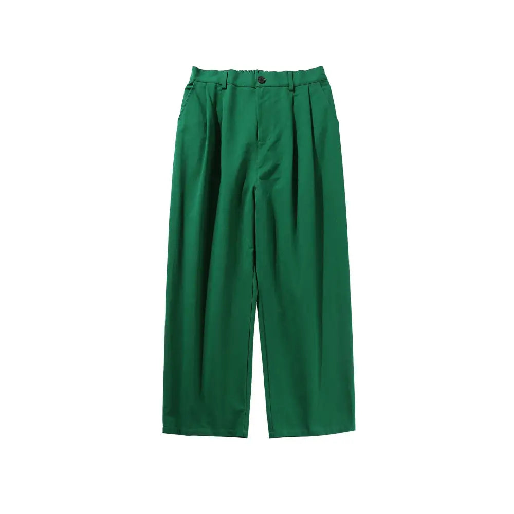 Men’s Simple Japanese Loose Straight Washed Cotton Pants – Casual Chic | same ANTHEM - Pants