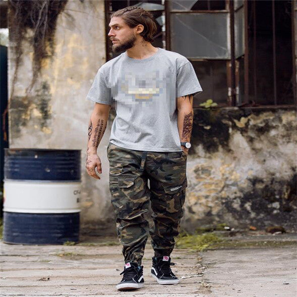 Men’s Streetwear Camo Harem Pants – Casual Cool Slim Fit | same ANTHEM