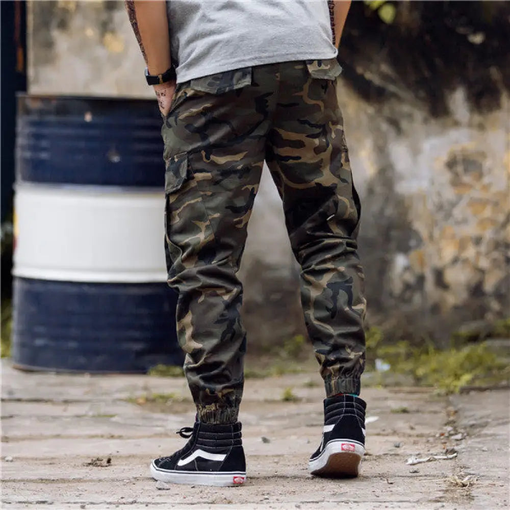 Men’s Streetwear Camo Harem Pants – Casual Cool Slim Fit | same ANTHEM