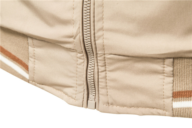 Men’s Striped Zip-Up Jacket – Casual Streetwear for Lovers & Soulmates | same ANTHEM