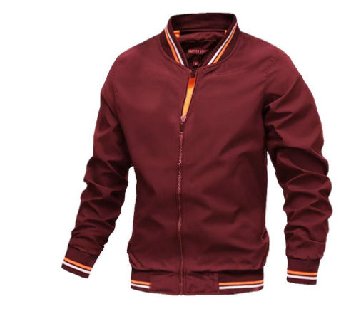 Men’s Striped Zip-Up Jacket – Casual Streetwear for Lovers & Soulmates | same ANTHEM
