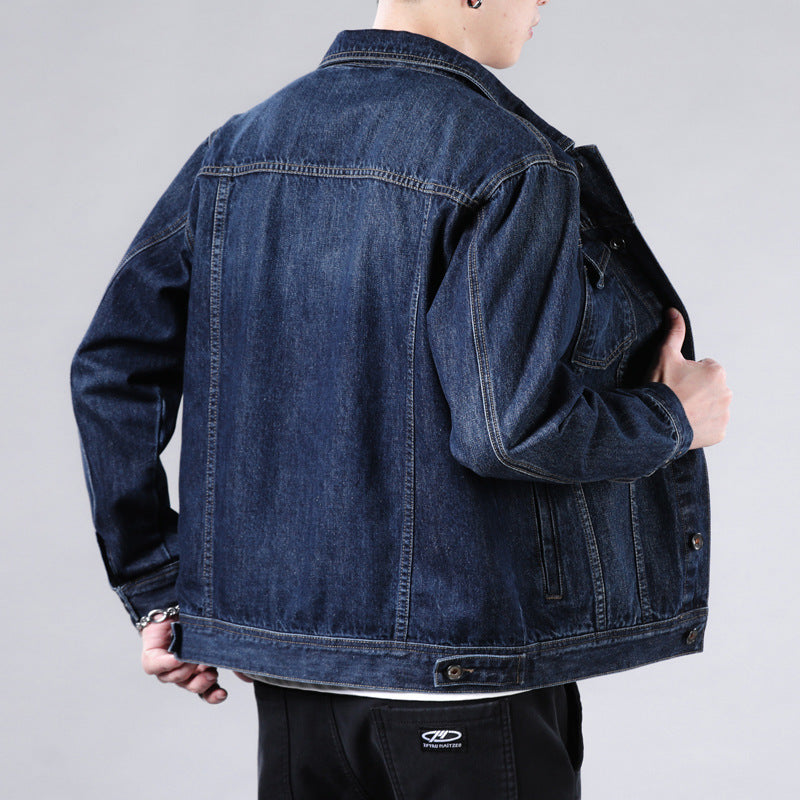 Men’s Washed Casual Denim Jacket – Soulmate Streetwear | same ANTHEM.