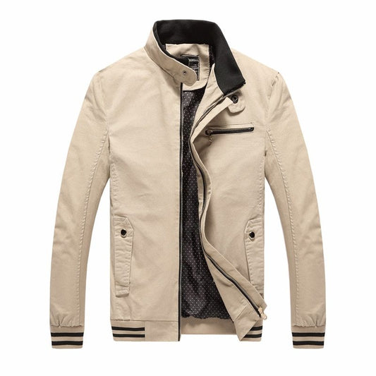 Men’s Washed Street Jacket – Casual Classic for Lovers & Soulmates | same ANTHEM - Beige / 3XL