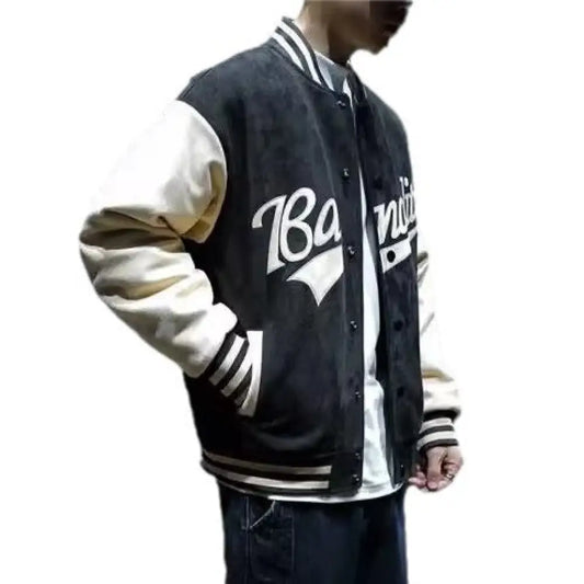 Men’s Windproof Baseball Jacket – Streetwear with Edge | same ANTHEM