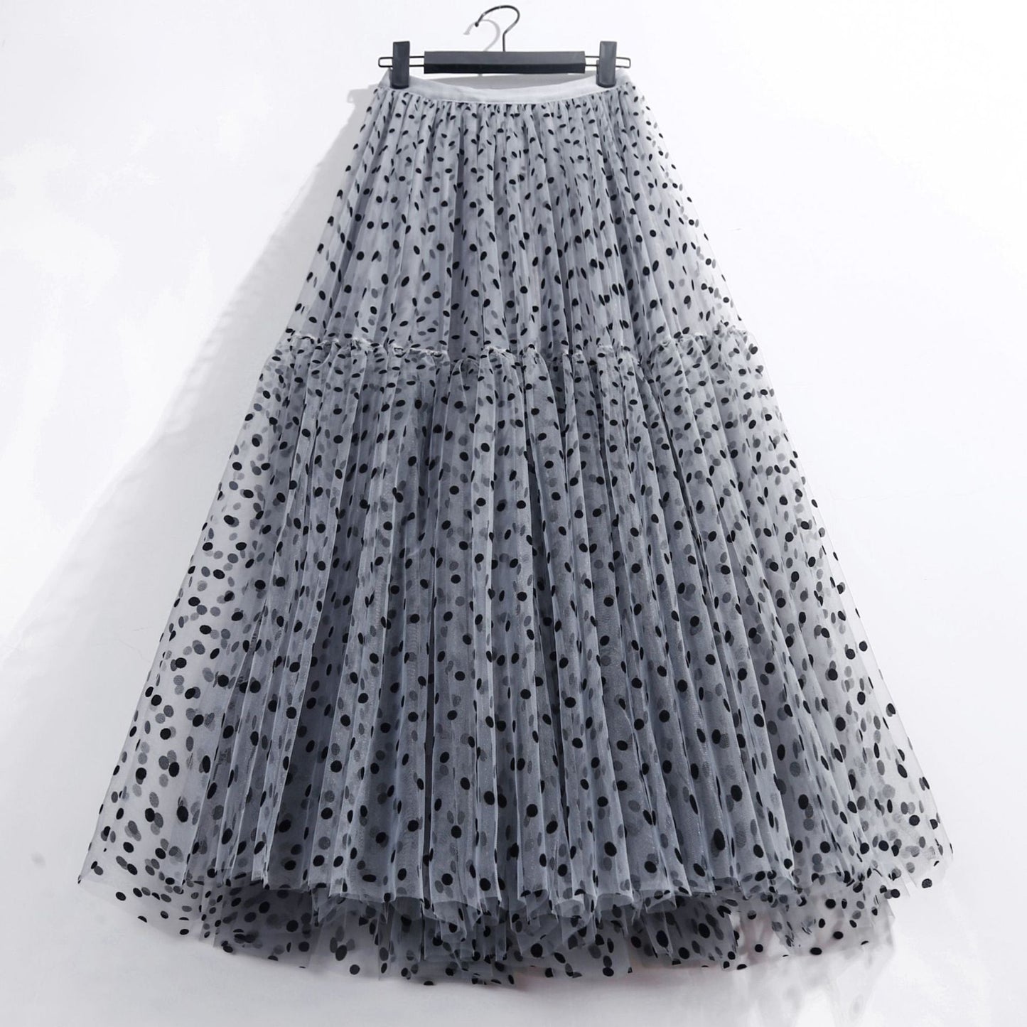 Mesh Half Body Cake Umbrella Skirt | Dreamy Tulle Puff Skirt | same ANTHEM - blue / one size