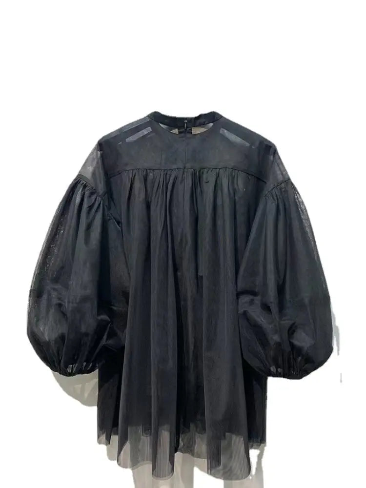Mesh Lantern Sleeve Blouse Women – Soulmate Streetwear | same ANTHEM.