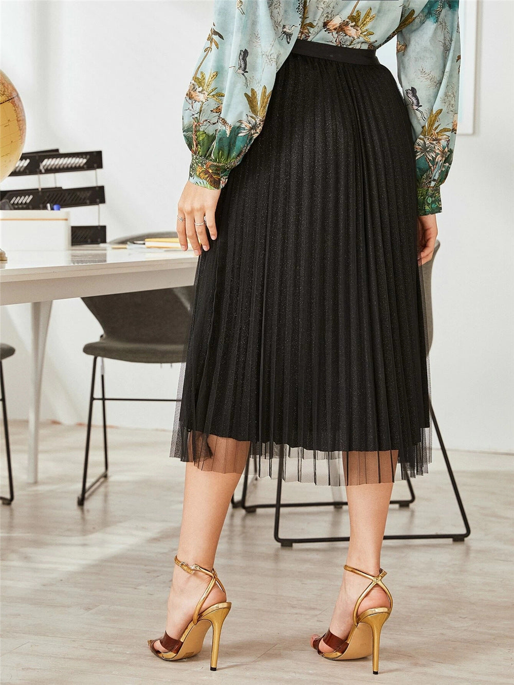 Mesh Pleated Beach Skirt | European & American Style for Lovers & Soulmates | Same ANTHEM
