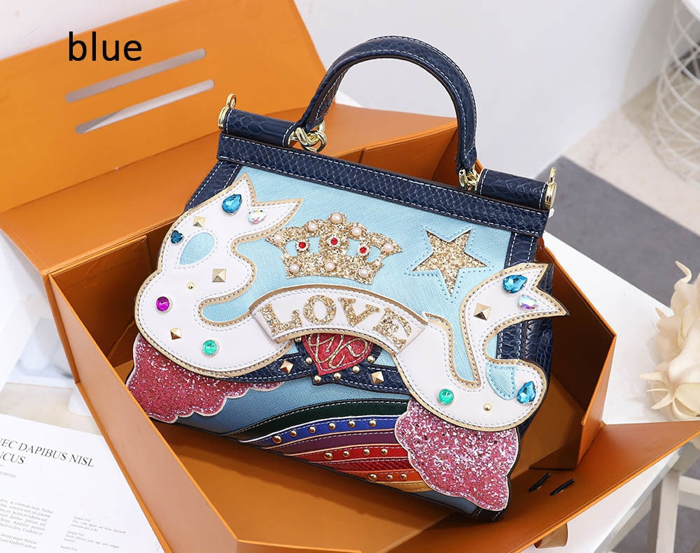 Messenger Bag | same ANTHEM. Streetwear for Soulmates - Blue