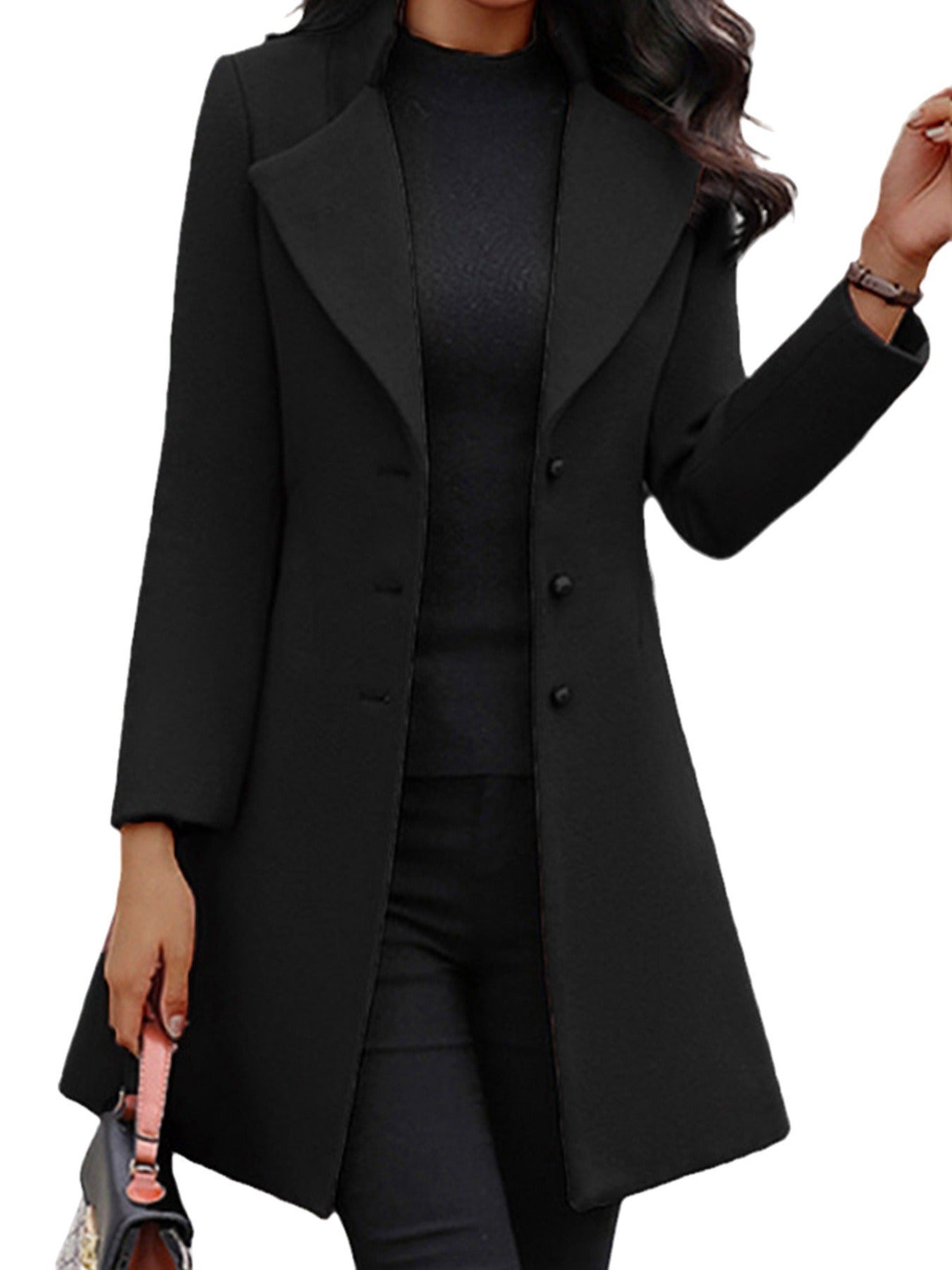 Mid-Length Flip Collar Blazer Women – Soulmate Streetwear | same ANTHEM.