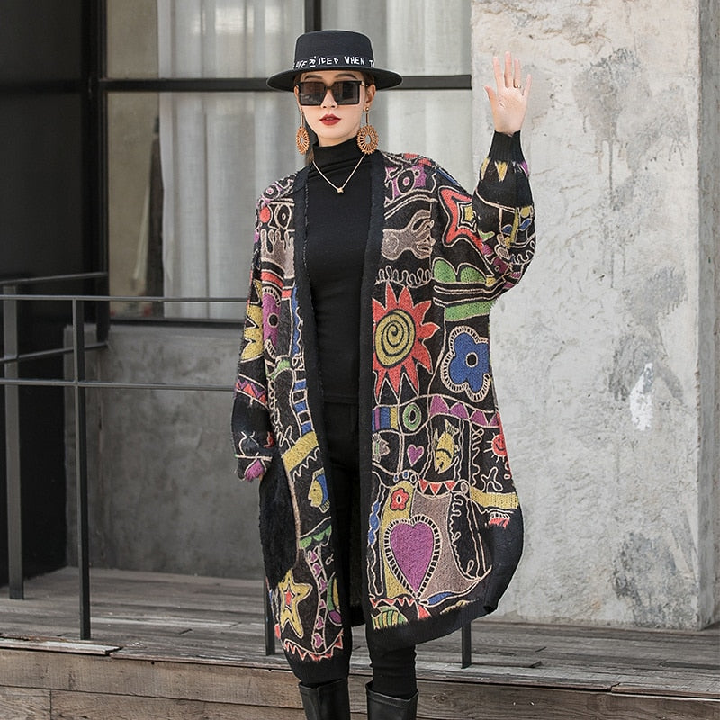 Mink Wool Knitted Coat – Soulmate Streetwear | same ANTHEM. - Picture Color / One Size