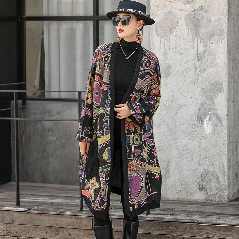 Mink Wool Knitted Coat – Soulmate Streetwear | same ANTHEM. - Picture Color / One Size