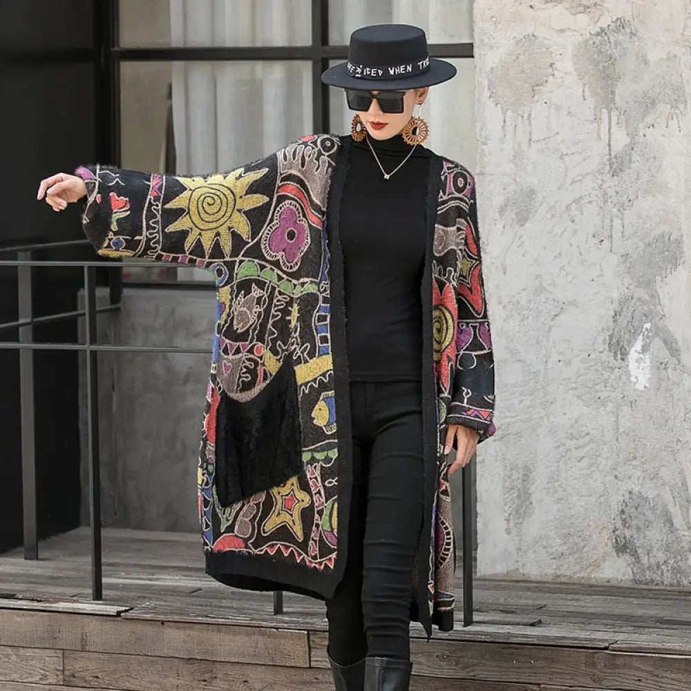 Mink Wool Knitted Coat – Soulmate Streetwear | same ANTHEM. - Picture Color / One Size