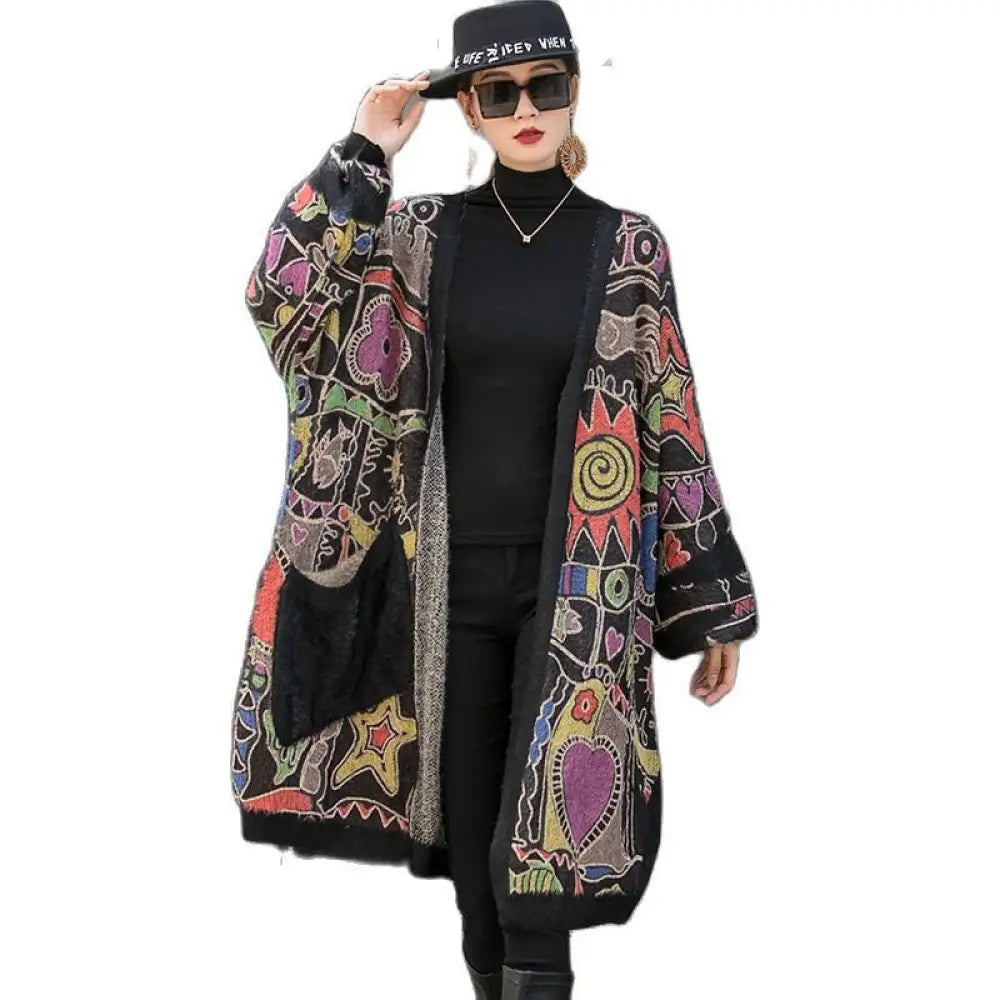 Mink Wool Knitted Coat – Soulmate Streetwear | same ANTHEM. - Picture Color / One Size