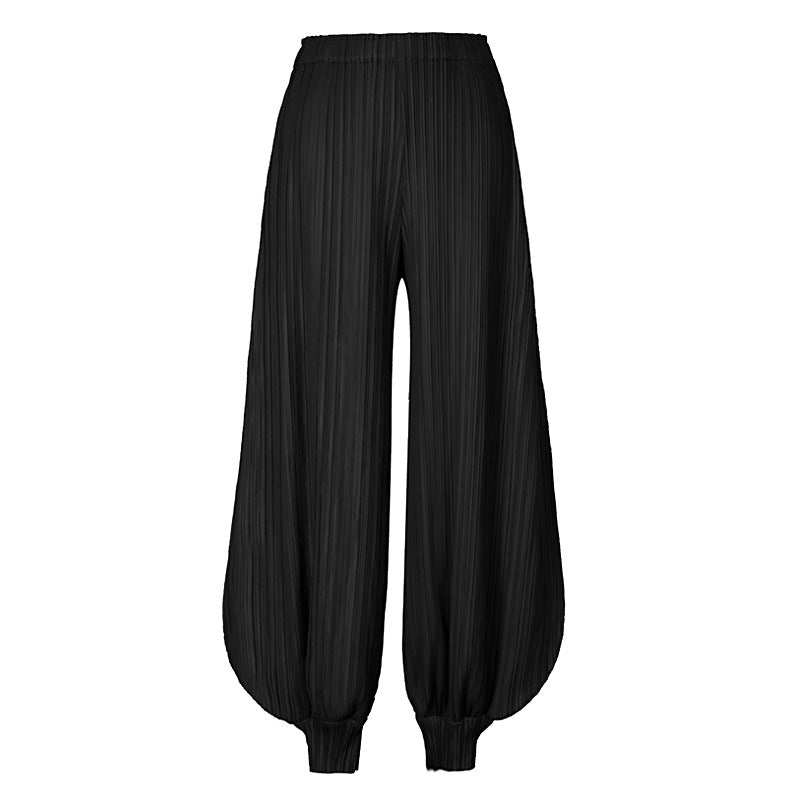 Miyake Wide Leg Bloomers for Women | Japanese Style Jasmine Pants | same ANTHEM.