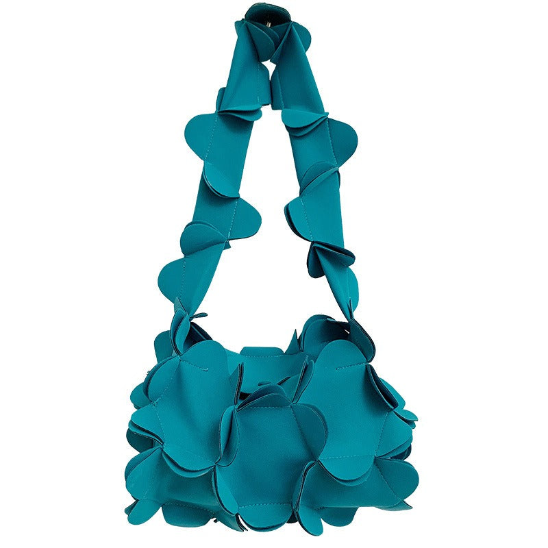 Mori Soft Girl Petal Bag | same ANTHEM. Soulmate Streetwear - Blue